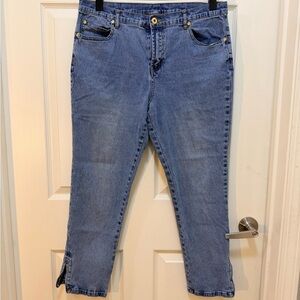 DG2 by Diane Gilman Cropped Ankle Jeans Size 14P